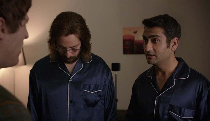 Gilfoyle, "rad"? You are wearing the exact same pajamas as Dinesh, and you