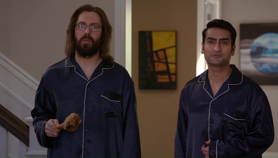 Matching pajamas. You guys look like you